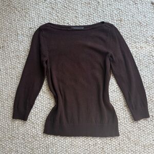 Hillard & Hanson Chocolate Brown Sweater